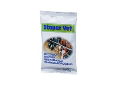 Stoper Vet - прикорм для стабілізації роботи шлунково-кишкового тракту для дорослої ВРХ 110 г